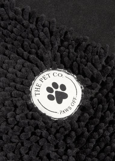 Black Noodle Towel With Mitts (80cm x 35cm)