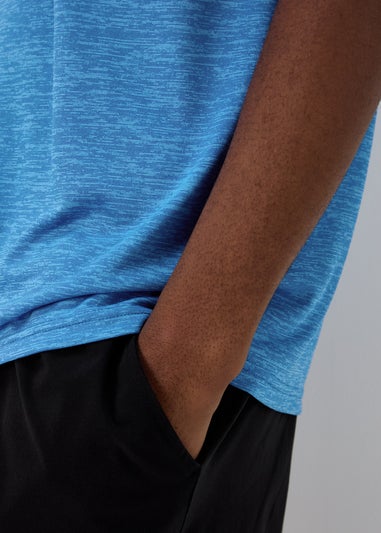 Souluxe Blue 2 Tone T-Shirt