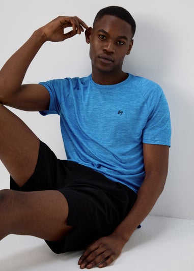 Souluxe Blue 2 Tone T-Shirt