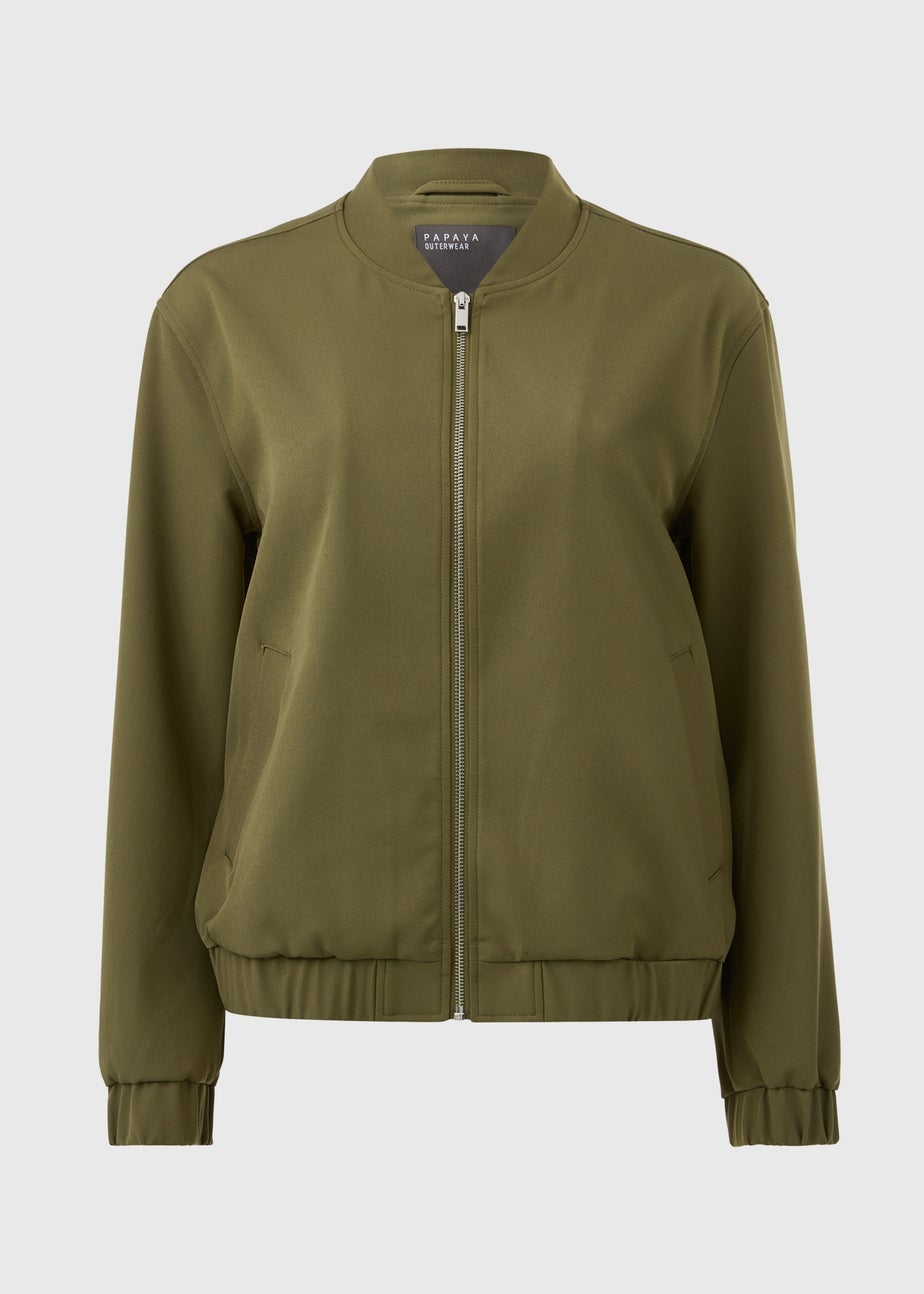 Khaki Soft Bomber