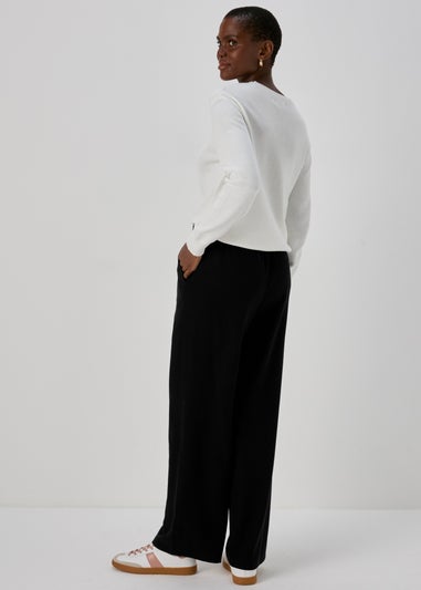 Black Wide Leg Trousers