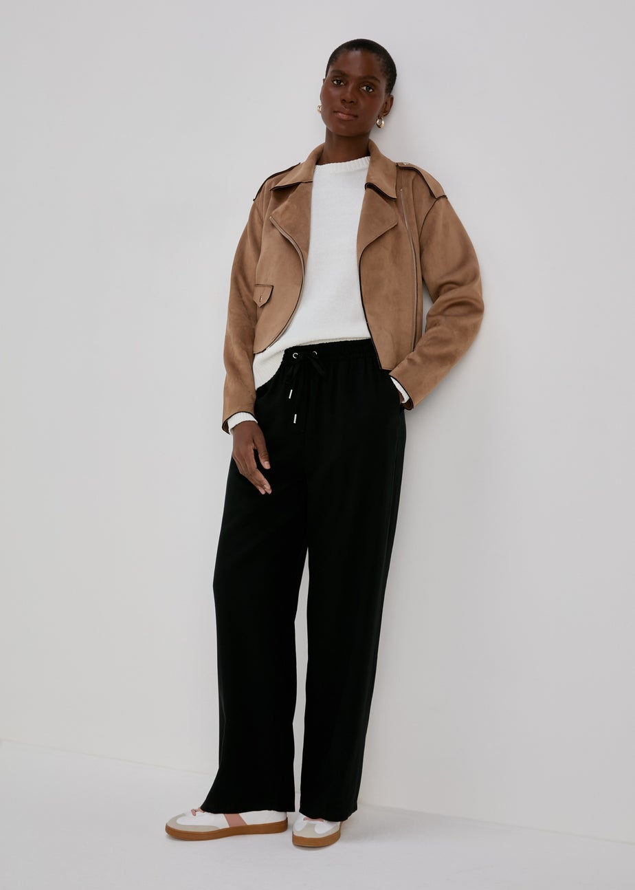 Black Wide Leg Trousers