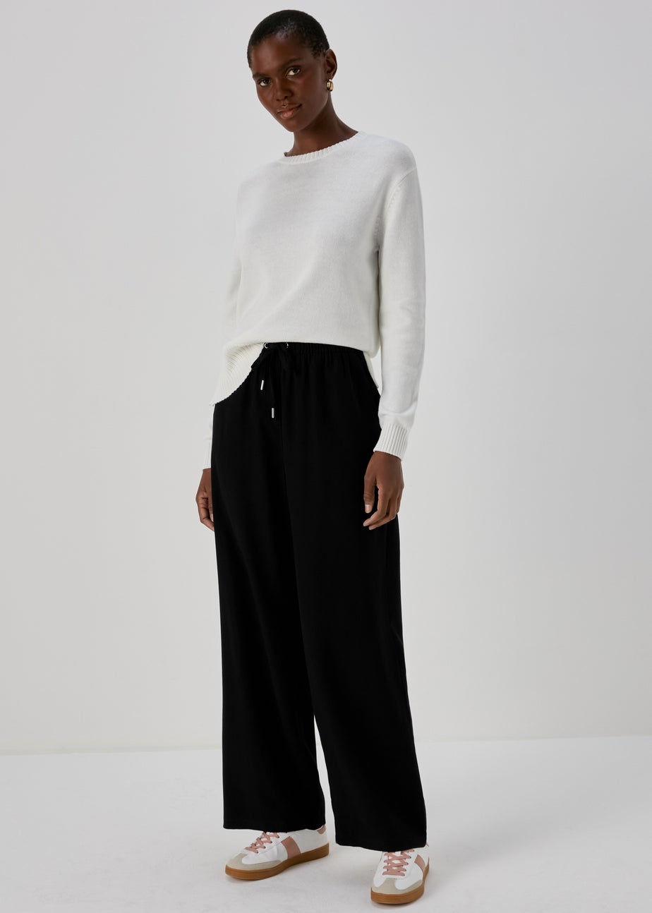 Black Wide Leg Trousers