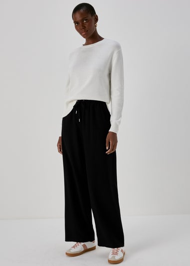 Black Wide Leg Trousers
