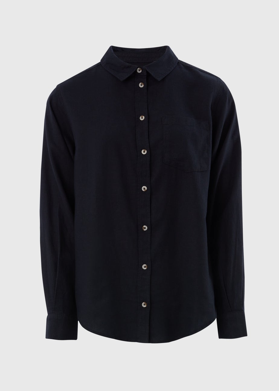 Black Linen Shirt