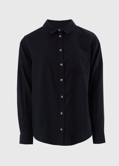 Black Linen Shirt