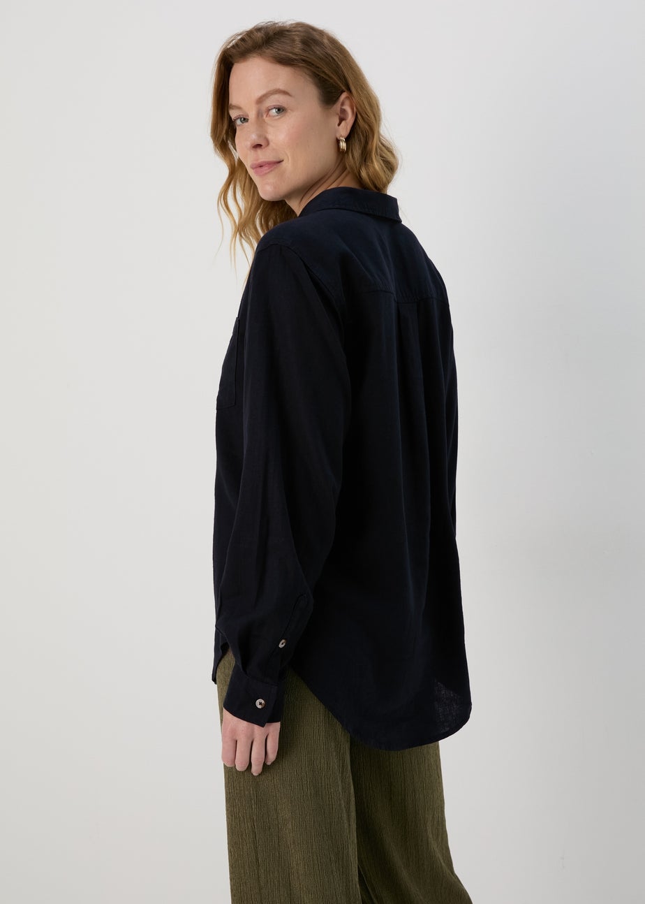 Black Linen Shirt