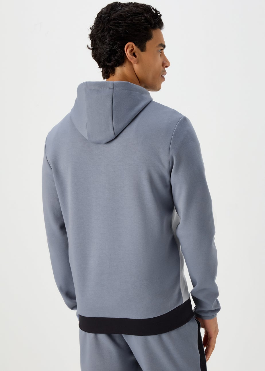 US Athletic Colour Block Zip Up Hoodie