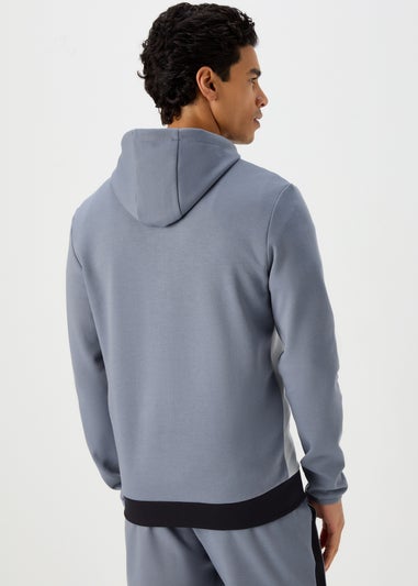 US Athletic Colour Block Zip Up Hoodie