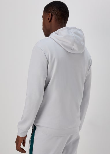 US Athletic Ice Grey Tech Panel Hoodie