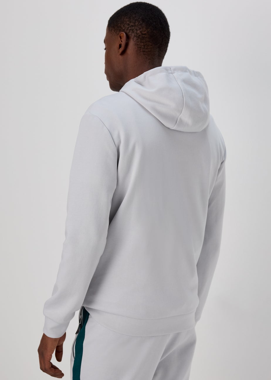 US Athletic Ice Grey Tech Panel Hoodie