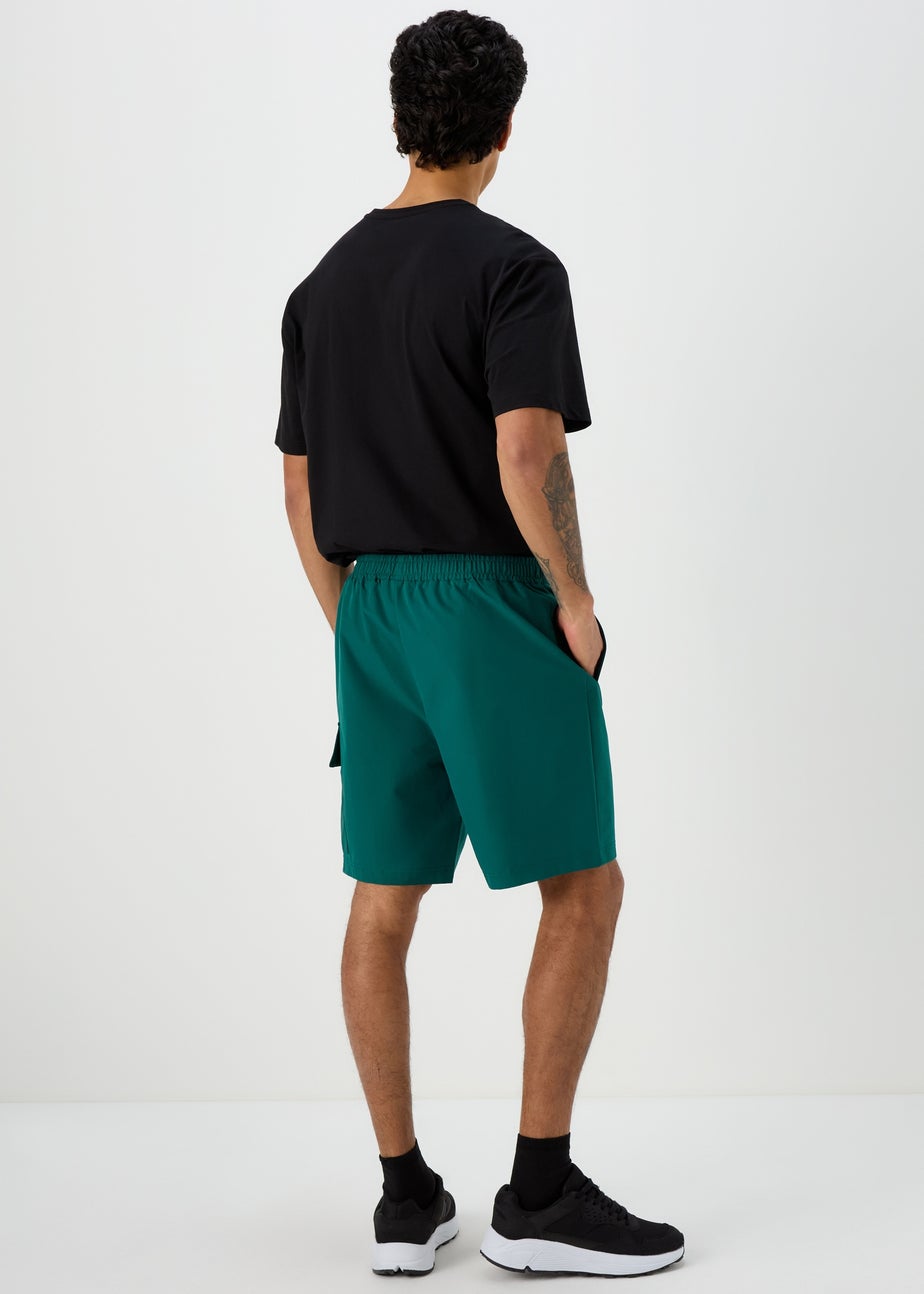 US Athletic Teal Cargo Shorts