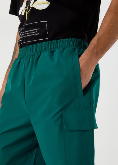 US Athletic Teal Cargo Shorts