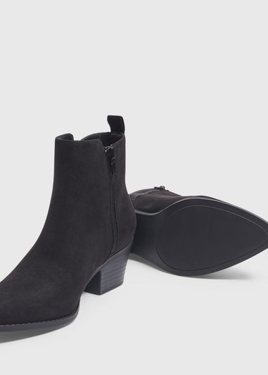 Papaya Black Western Boots