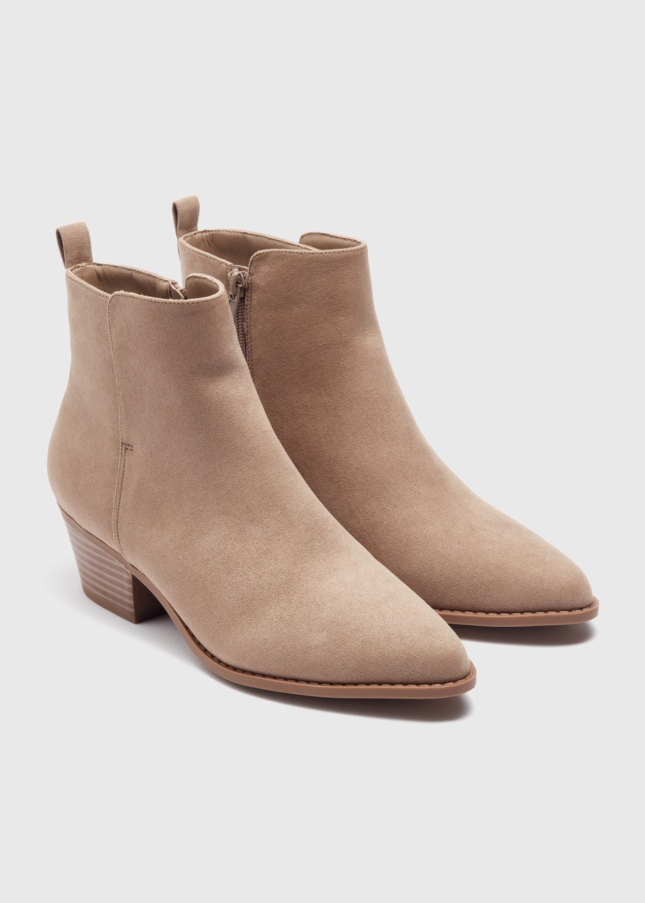 Taupe Western Boots