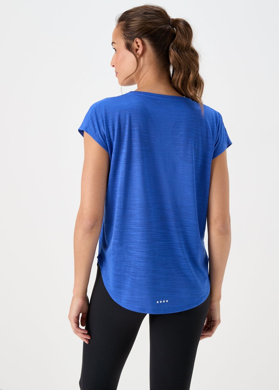 Souluxe Blue V Neck T-Shirt
