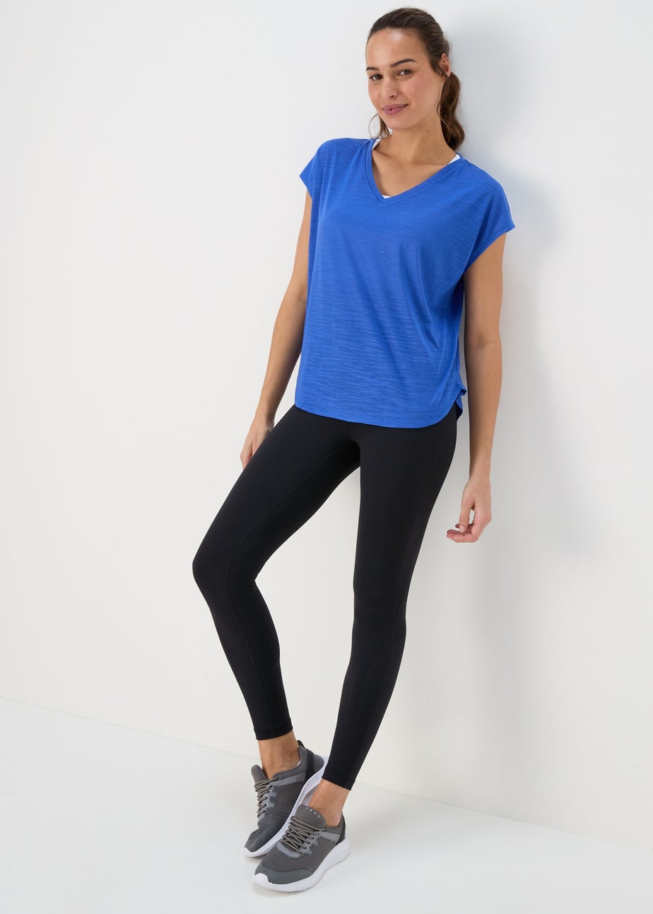 Souluxe Blue V Neck T-Shirt