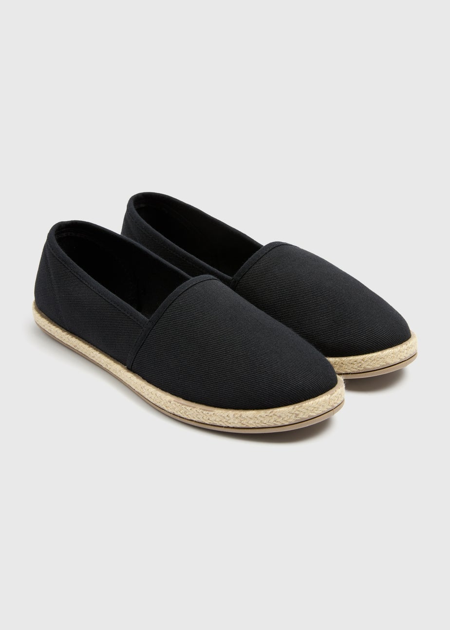 Black Basic Ballet Espadrille