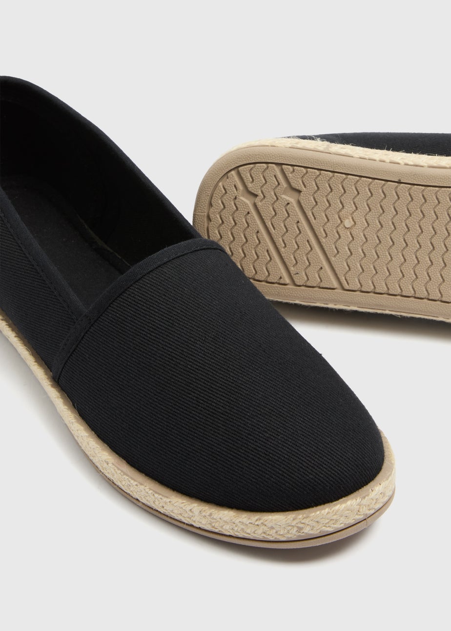 Black Basic Ballet Espadrille