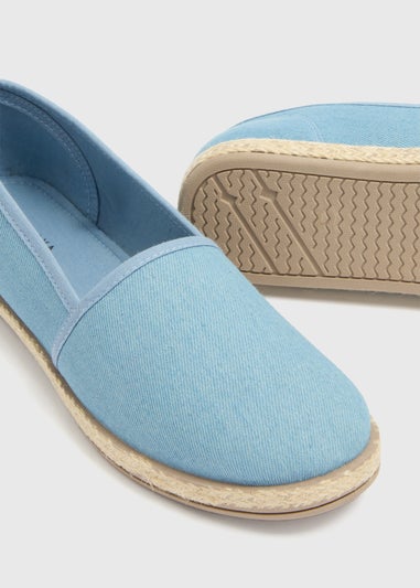 Denim Basic Ballet Espadrille