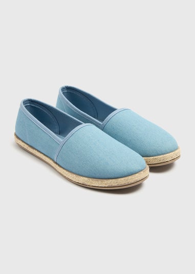 Denim Basic Ballet Espadrille