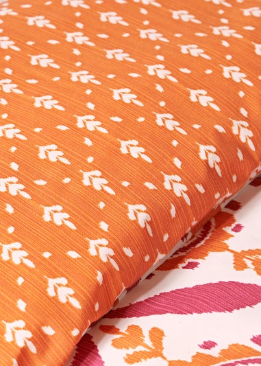 Orange Global Tile Duvet Set