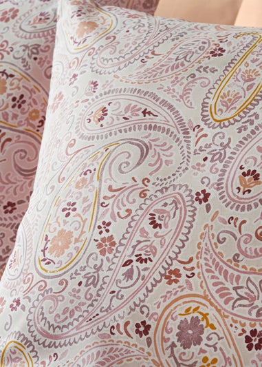 Pink Paisley Duvet Set