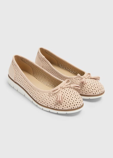 Nude Laser Cut Sandals