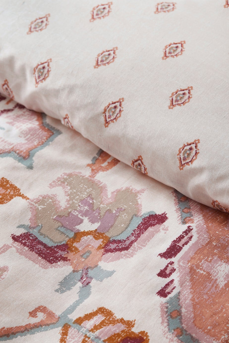 Pink Kilim Distressed Duvet Set