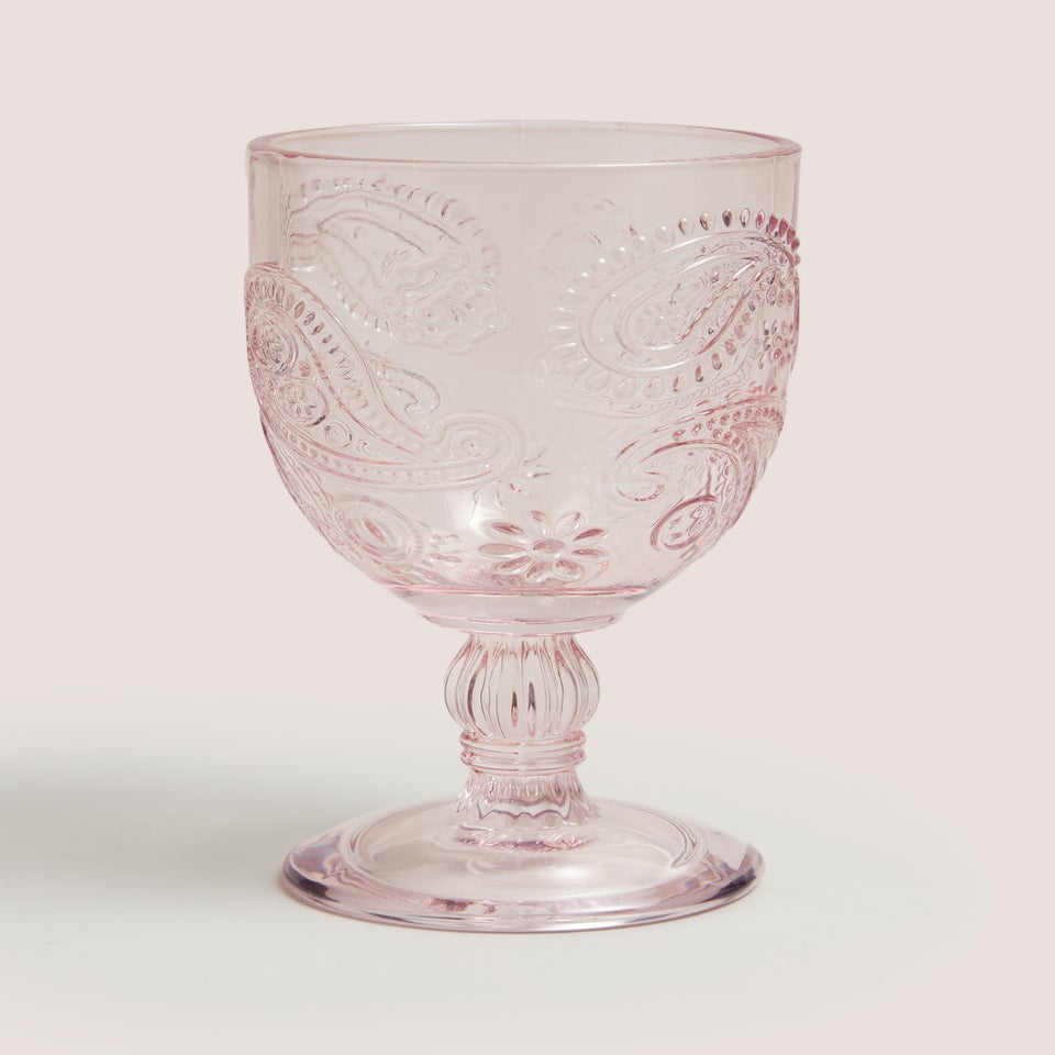 Wine Artisan Embossed Glass