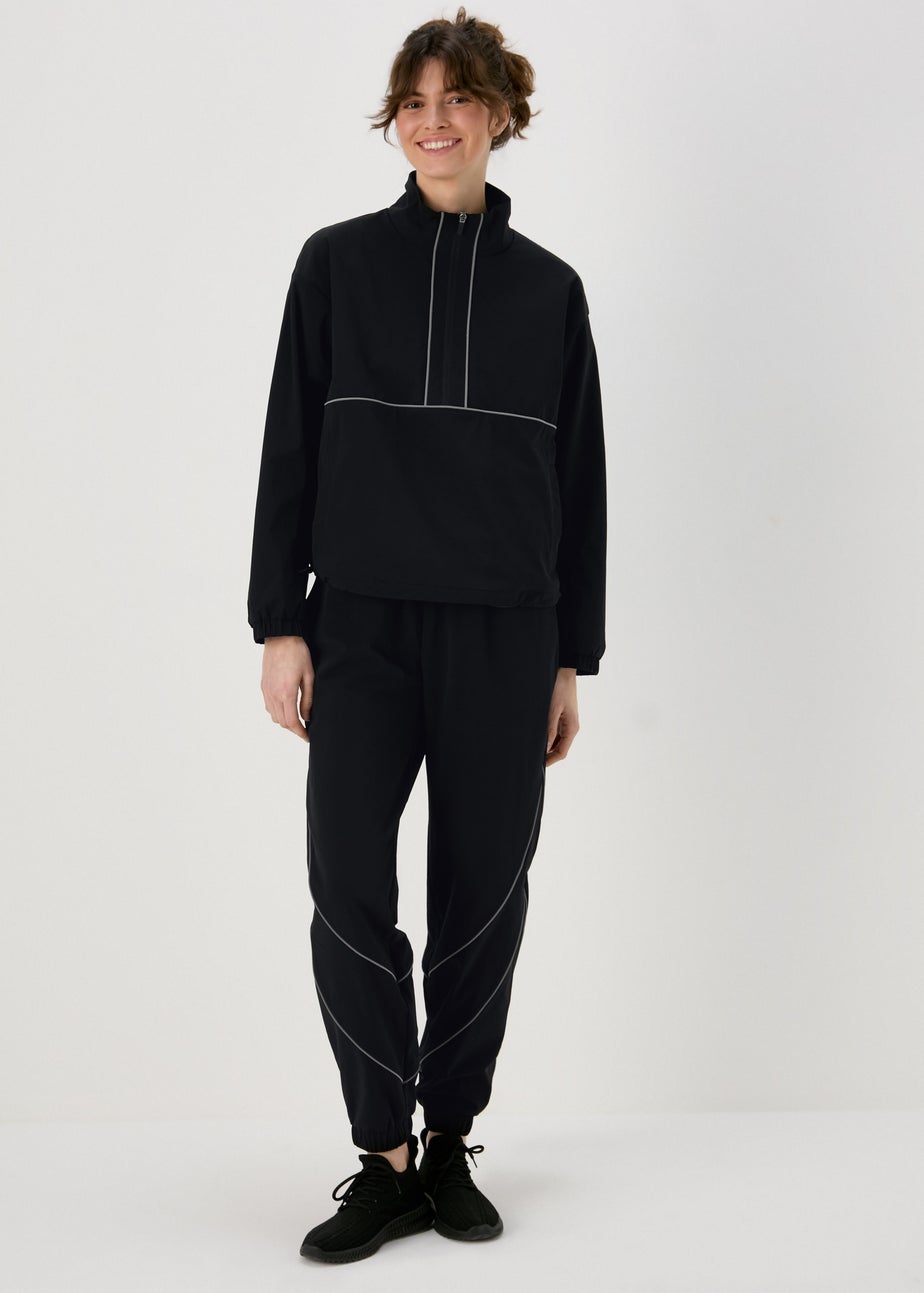 Souluxe Black Shell Suit Jacket