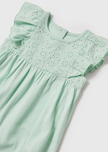 Baby Mint Printed Romper (Newborn-18mths)