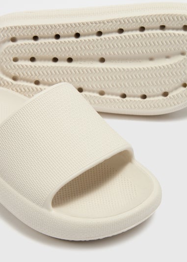 Boys Beige Cloud Sliders (Younger 10/11-5/6 Older)