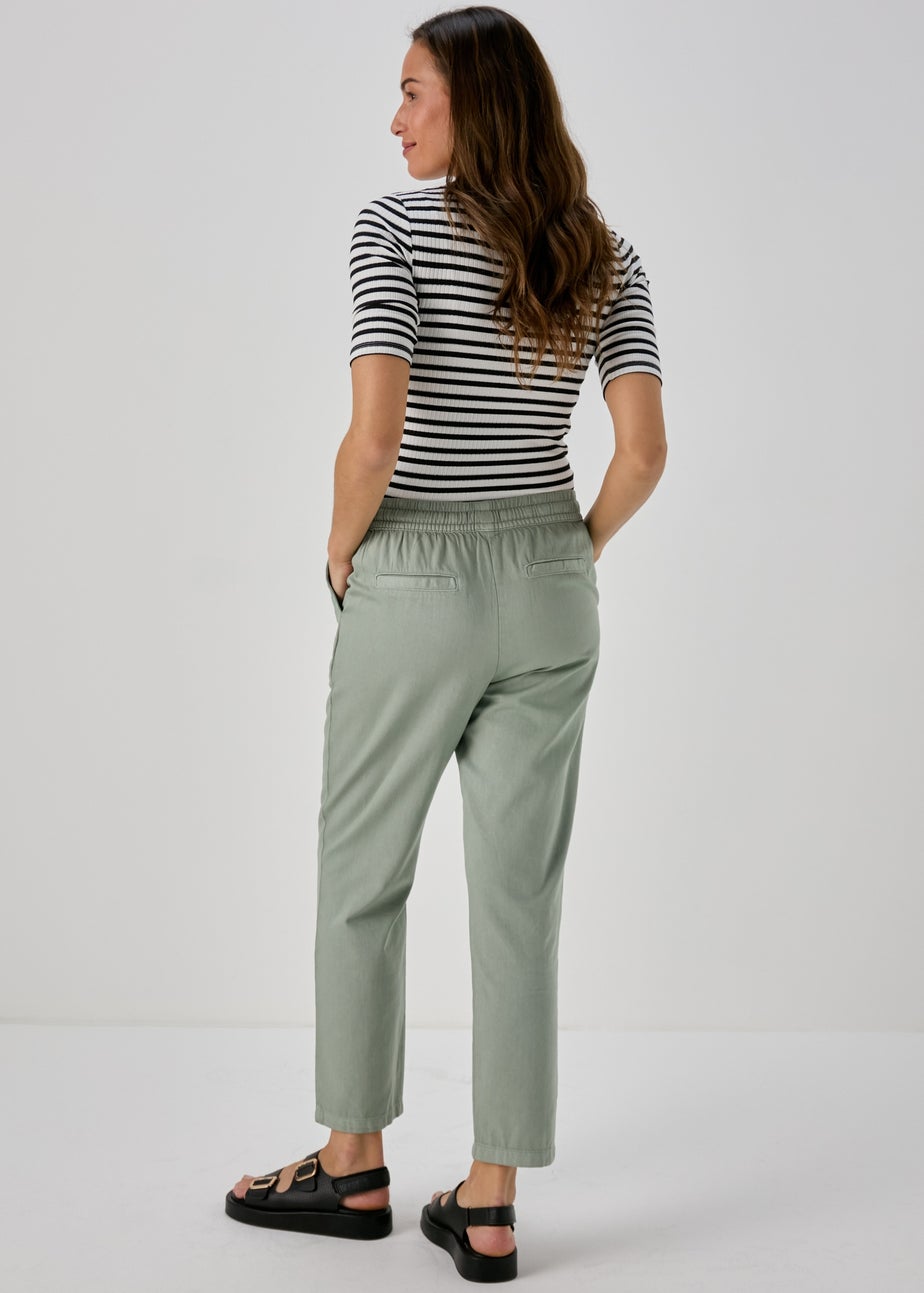 Sage Green Utility Joggers