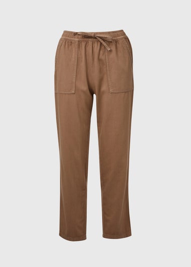Brown Utility Joggers