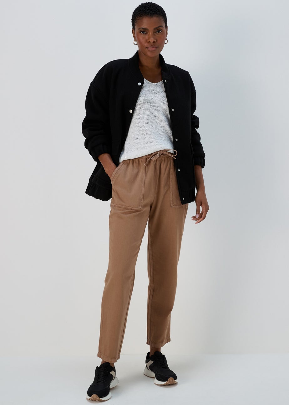 Brown Utility Joggers