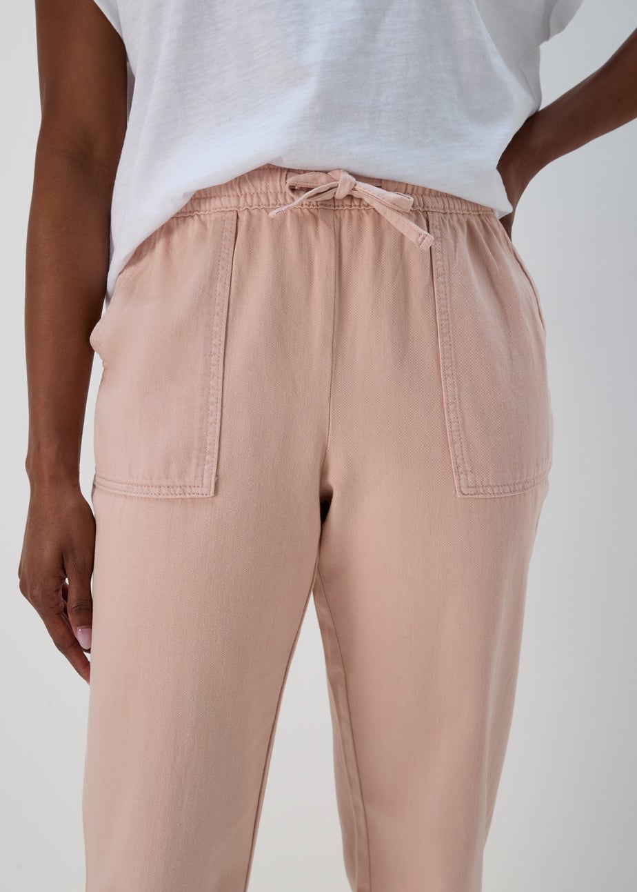Pink Utility Joggers