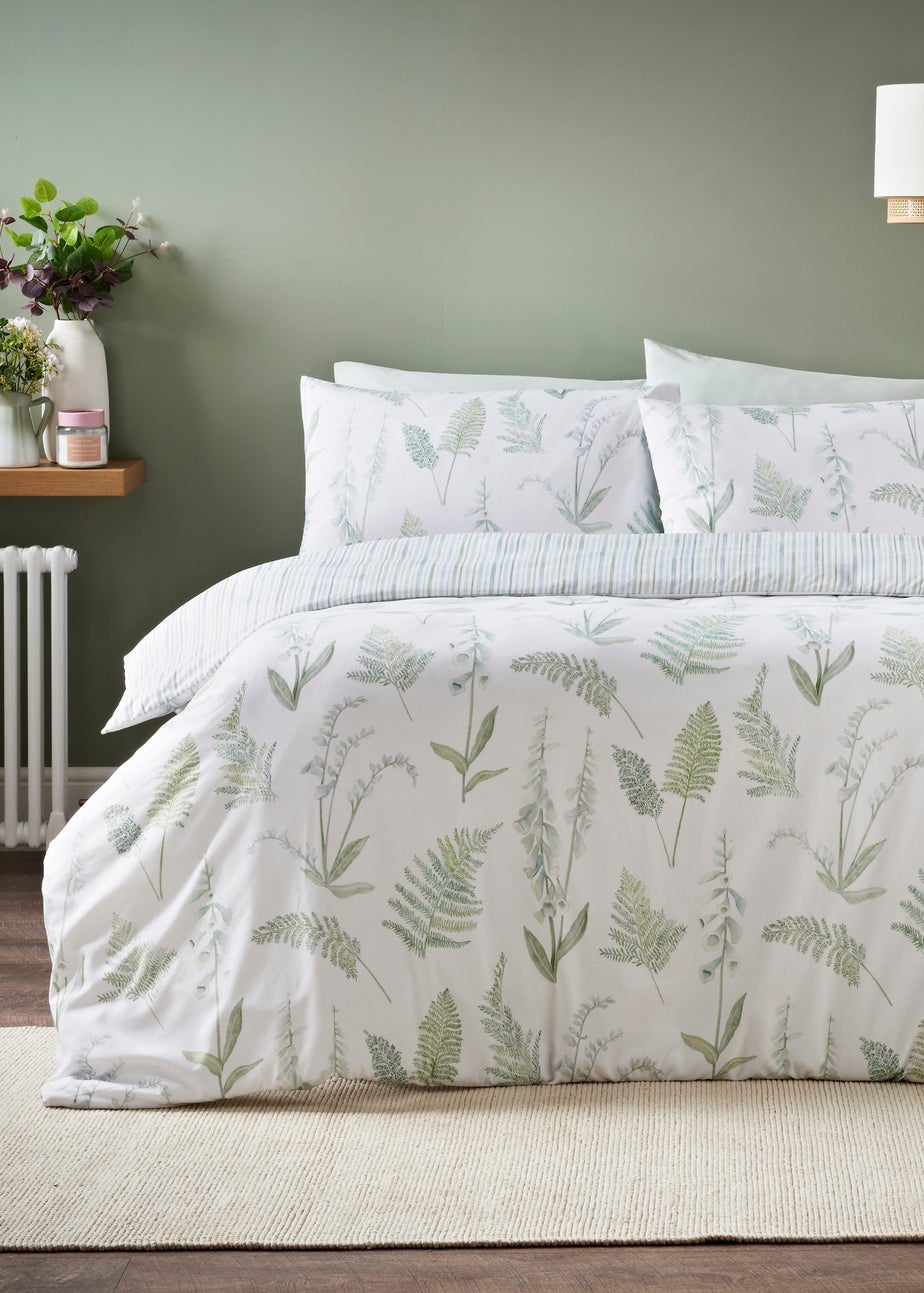 Green Leaf Duvet Set