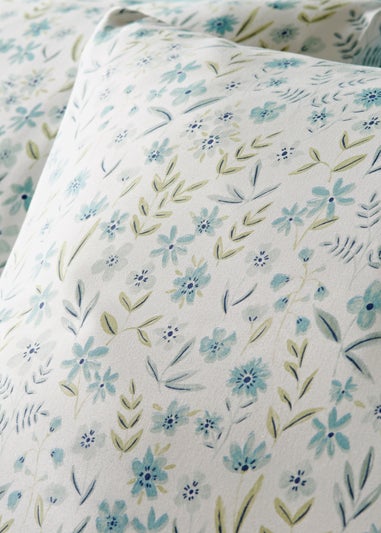 Blue Floral Duvet Set