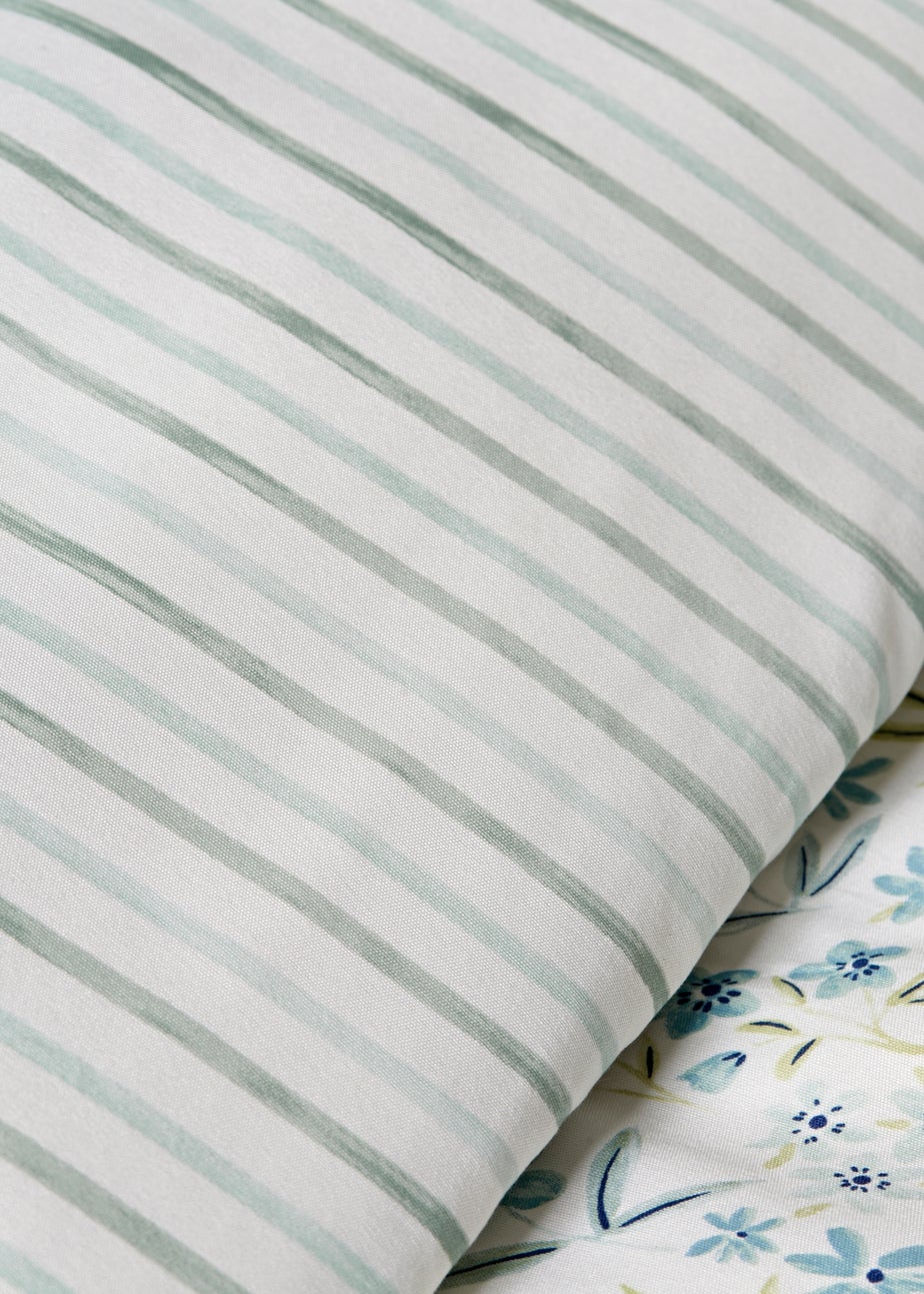 Blue Floral Duvet Set