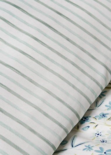 Blue Floral Duvet Set