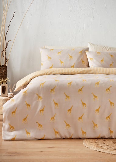 Natural Giraffe Duvet Covers