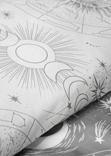 Grey Celestial Duvet Set