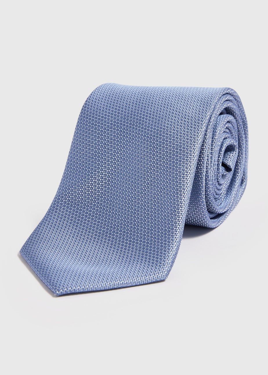 Taylor & Wright Blue Plain Tie