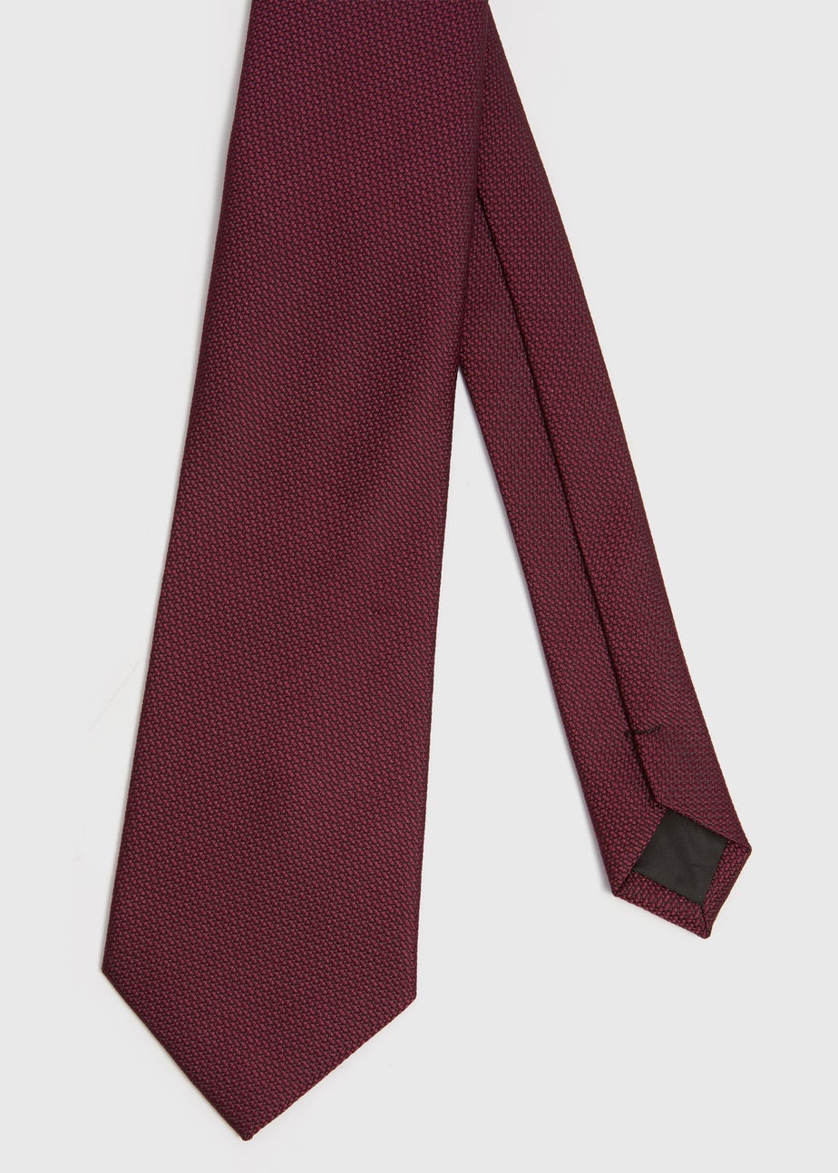 Taylor & Wright Plum Plain Tie