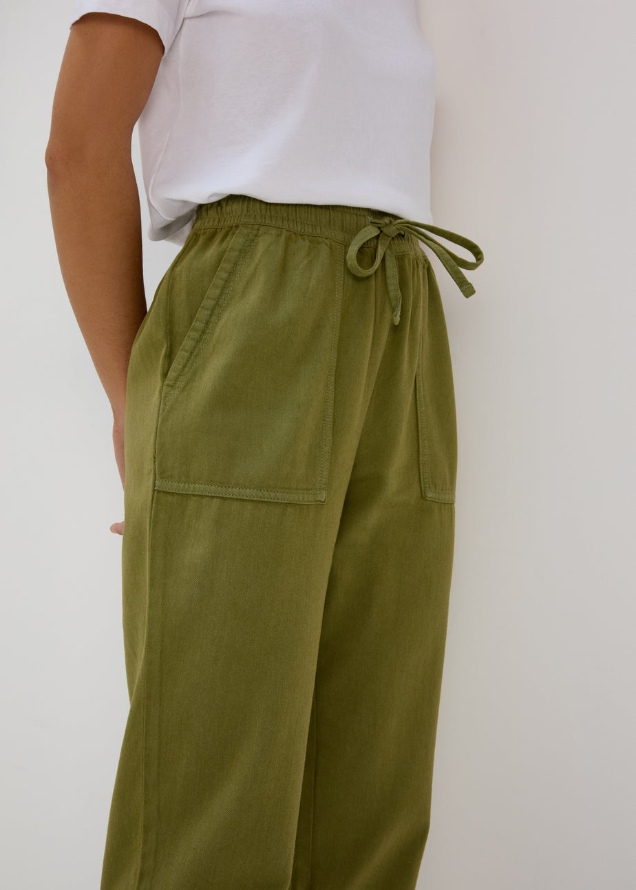 Khaki Utility Joggers