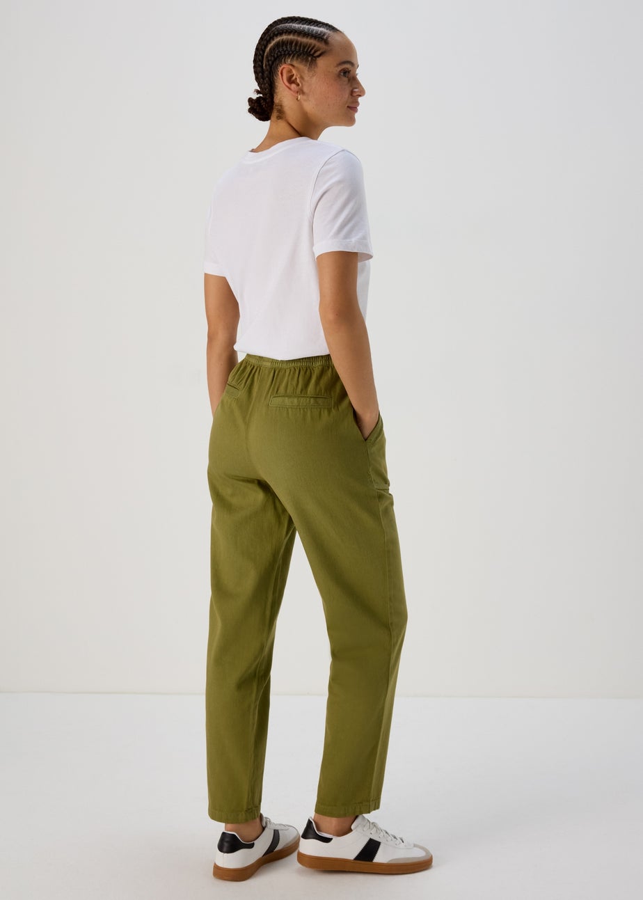 Khaki Utility Joggers