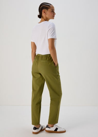 Khaki Utility Joggers