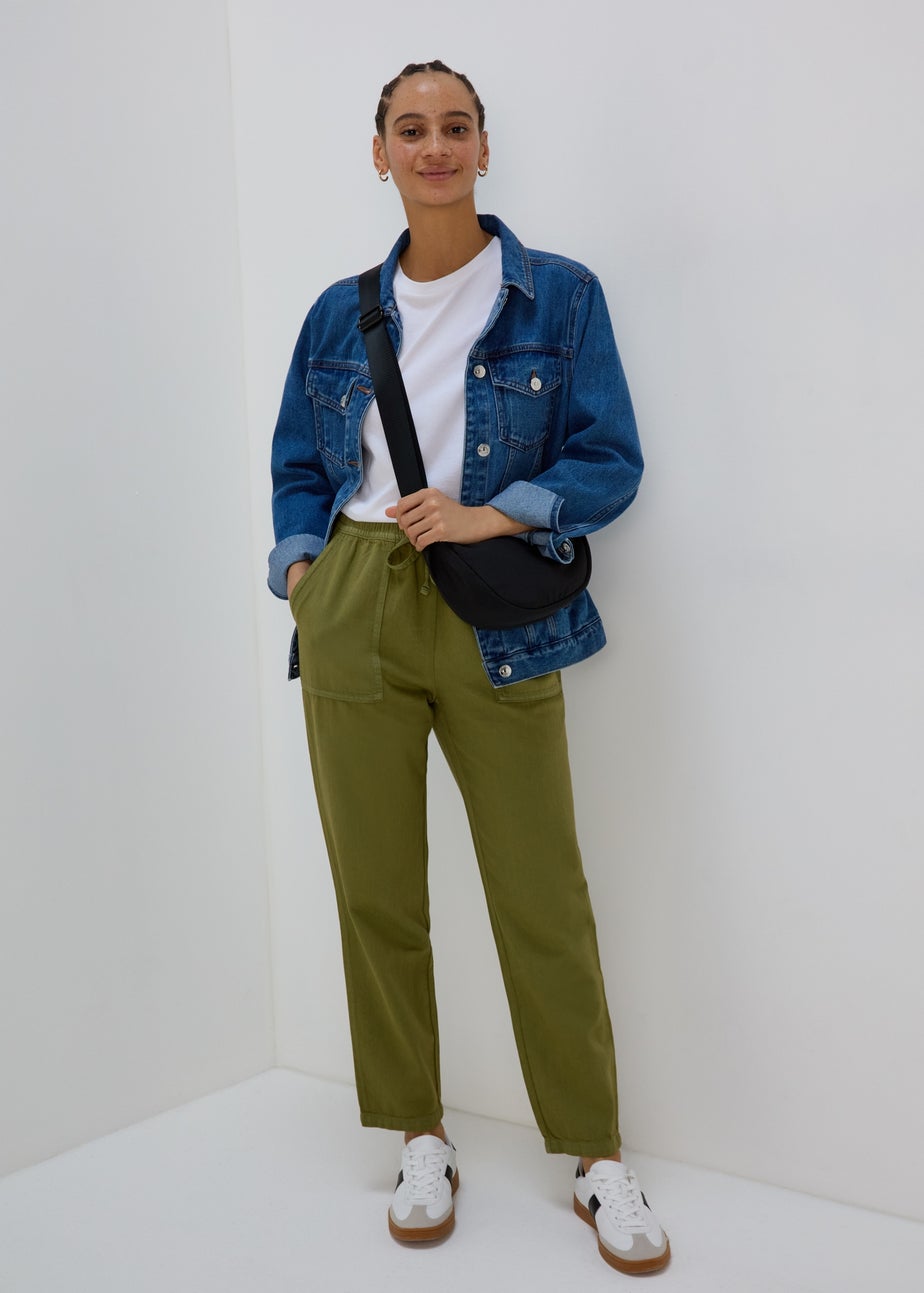 Khaki Utility Joggers