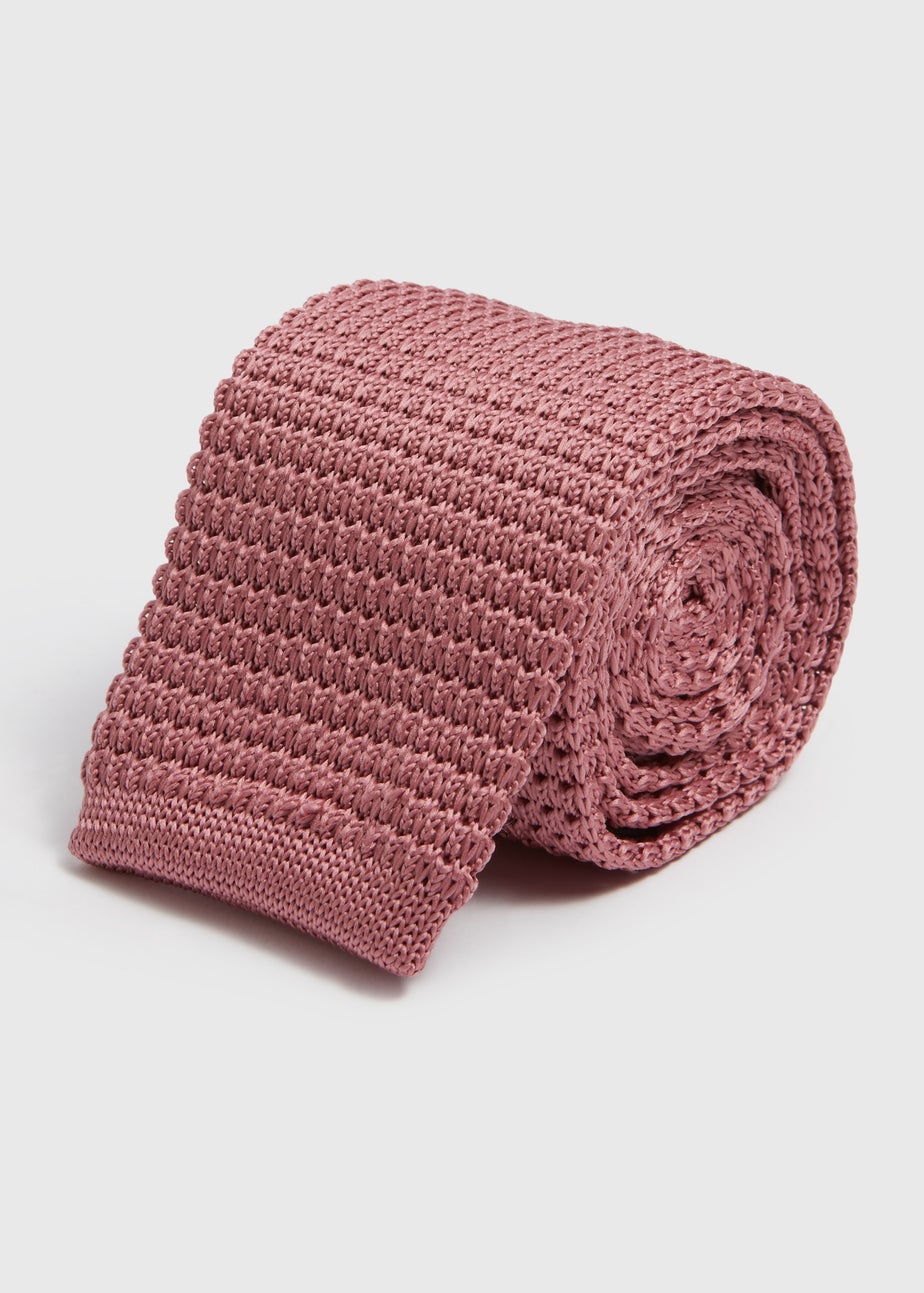 Taylor & Wright Pink Knitted Tie